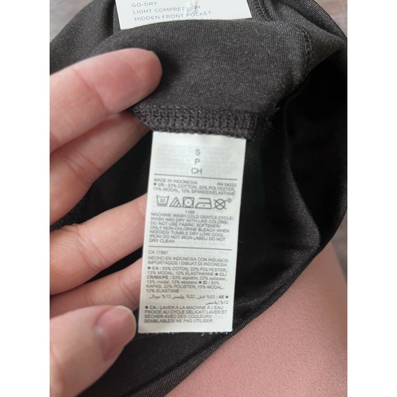 Old Navy Womens Biker Shorts Size Small Black High Rise L7 - Picture 5 of 8